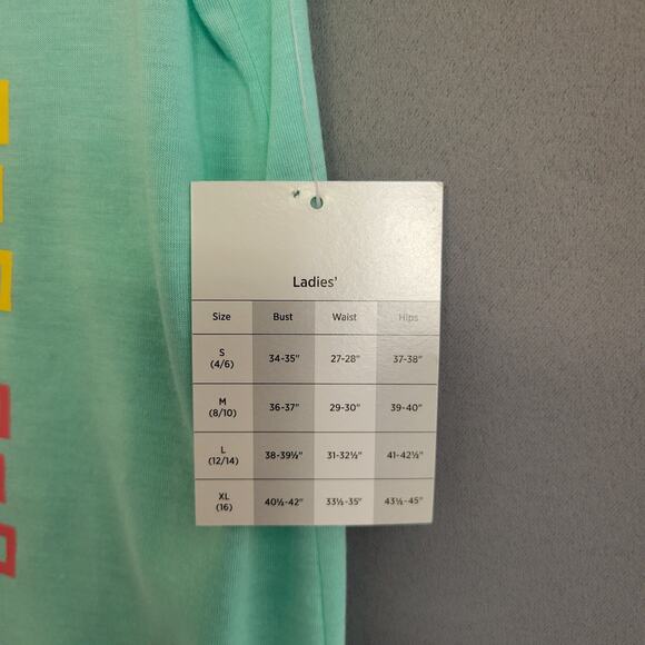 NEW Bobbie Brooks Pj Set Womens S Love Graphic Sleepwear Tee Lounge - Picture 3 of 15